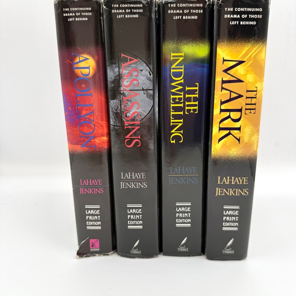 Left Behind Series Lot 4 Large Print Books